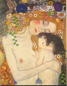 klimt mother child